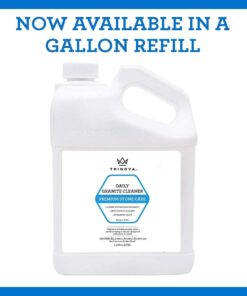 TriNova Granite Cleaner and Polish for Daily Use - Enhances Shine and goes on Streakless - for Countertops, Marble, Stone, Bathroom Tile Kitchen, Islands and More 18 Fl Oz (Pack of 1) 27 51LWaOqqrVS