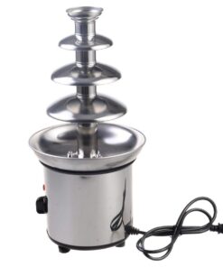 4 Tiers Commercial Stainless Steel Hot New Luxury Chocolate Fondue Fountain - Quickly And Directly Melt Chocolate, Adjustable Stanza Temperature, Heat Stability - Easy To Clean And Easy To Set Up 10 51LX6AMU2XL