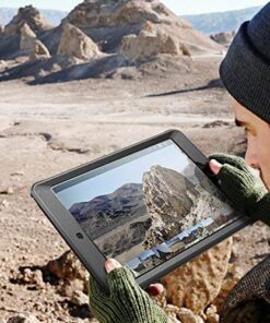 SUPCASE Unicorn Beetle Pro Series Case Designed for iPad 9.7 2018/2017, with Built-in Screen Protector & Dual Layer Full Body Rugged Protective Case for iPad 9.7 5th / 6th Generation(Black) Black 36 51LZ35sOTKL