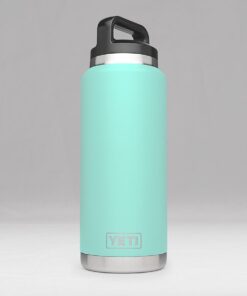 YETI Rambler 36oz Vacuum Insulated Stainless Steel Bottle with Cap (Stainless Steel) (Seafoam) Seafoam 10 51LjwvCqQJL