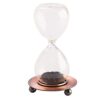 WARM FUZZY Toys Magnetic Hourglass - 1 Minute Sand Timer - Large Sand Clock with Black Magnet Iron Powder & Metal Base, Sand Watch - Hourglass Sandglass for Office Desk and Home Decorative 28 51LmKY5q6CL