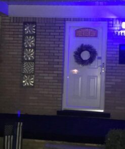 ERT Thin Blue Line Garden Flag Double sided 12.5 x 18 Inch Police Flag American Flag Made by Oxford lawn decoration 26 51LnRCIA3sL