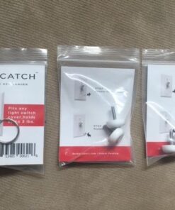 KeySmart KeyCatch - A Modern Magnetic Key Rack - Easy Installation Key Holder - Screws Into Lightswitch Panel - Strong Magnet (6-Pack) 53 51LrHPlljaL