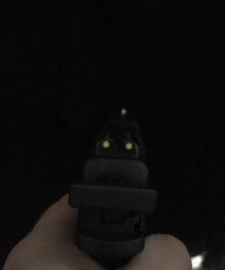 Truglo TFO Tritium & Fiber-Optic Handgun Sight Snag-Resistant Glowing Front & Rear Night Sights, Compatible with Springfield Armory XD Series Yellow Rear Sight 29 51Lsm2TPigL