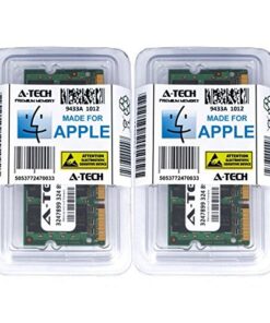 A-Tech for Apple 4GB Kit 2X 2GB PC2-6400 800MHz iMac MacBook Mid 2009 Early 2008 MC240LL/A A1181 MB323LL/A A1224 MB324LL/A MB325LL/A A1225 MB398LL/A Memory RAM