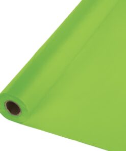 Creative Converting Roll Plastic Table Cover, 100-Feet, Fresh Lime Lime Green