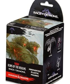 Alternative view of WizKids Dungeons & Dragons - D&D - Icons of The Realms: Rage of Demons Sealed Booster Brick (8 Booster Packs) Miniatures Figures