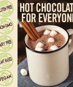 Castle Kitchen Classic Caramel Dark Chocolate Premium Hot Cocoa Mix - Dairy-Free, Vegan, Plant Based, Gluten-Free, Non-GMO Project Verified, Kosher - Just Add Water - 14 oz (Pack of 6) Classic Caramel Dark 6 Pack 14 Ounce (Pack of 6) 22 51MEiSvbdL