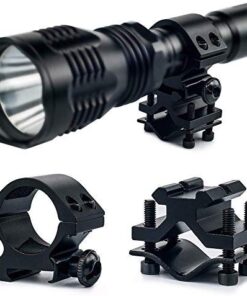 WindFire Waterproof 350 Lumens 250 Yards Green LED Coyote Hog Fox Predator Varmint Hunting Flashlight with Red Light LED Bulb Module Pressure Switch & Barrel Mount 12 51MHlRh0rUL