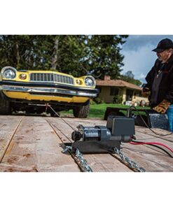 WARN 92000 Vehicle Mounted 2000 Series 12V DC Electric Utility Winch with Steel Cable: 1 Ton (2,000 lb) Pulling Capacity Model 92000 12 51MHp6MBZNL
