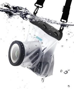 Alternative view of Zonman DSLR Camera Univeral Waterproof Underwater Housing Case Pouch Bag for Canon Nikon Sony Pentax Brand Digital SLR Cameras Transparent