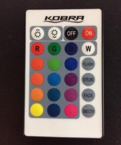 Kobra LED Color Changing Light Bulb with Remote Control - 16 Different Color Choices Smooth, Fade, Flash or Strobe Mode - Smart Remote Lightbulb - RGB & Multi Colored 2 Count (Pack of 1) 35 51MP7NM7yzL 3