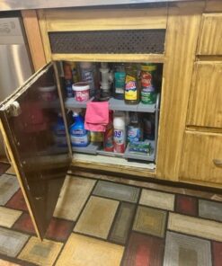 DecoBros Under Sink 2 Tier Expandable Shelf Organizer, Silver 32 51MPW9TOYdL