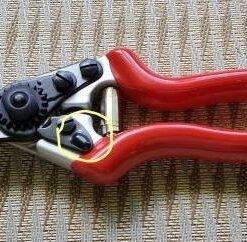 Haus & Garten PrecisionPRO 8" Titanium Pruning Shears - Heavy Duty Professional Bypass Pruner - Use As Rose Clippers, Premium Gardening Secateurs, Garden Scissors, Handheld Yard, Tree, & Plant Tool 38 51MQAzxR0YL