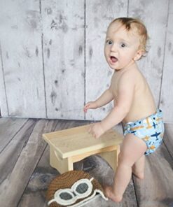 ALVABABY 6PCS Diaper Inserts Rayon from Bamboo Liners 5-Layers, Reusable/Water Absorbent for Cloth Diapers 6FMB 6 Pcs Rayon from Bamboo Insert 5-layers 17 51MbAw0IXLL