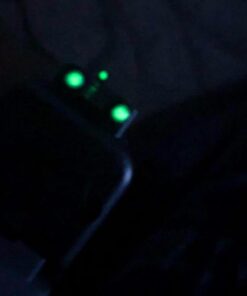 TRUGLO TFO Tritium & Fiber-Optic Handgun Sight | Snag-Resistant Front & Rear Bright Night Sights, Compatible with Glock Handguns Green Front / Green Rear Glock 42/43 44 51Mbzd5vlL