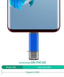 64GB USB C Flash Drive, Alihelan 2 in 1 OTG USB 3.0 + USB C Memory Stick Dual Type C USB Thumb Drive Jump Drive Photo Stick for Data Storage and Backup, Blue 64GB 14 51MqWbbNyKS
