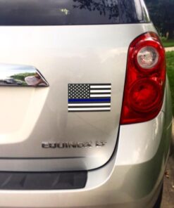 Magnet Me Up Thin Blue Line American Flag Magnet Decal, 4x6 Inch, Heavy-Duty Automotive Magnet for Car, Truck, SUV, Show Your Support for Police and Law Enforcement Officers, Made in The USA 35 51Mvbj5L lL