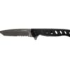 Gerber Gear EVO Mid Tanto Pocket Knife - 3.12" Partially Serrated Blade Folding Knife - EDC Gear and Equipment - Stainless Steel Serrated- 3.12 in. Blade