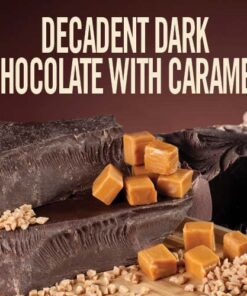 Castle Kitchen Classic Caramel Dark Chocolate - Dairy-Free, Vegan Premium Hot Chocolate Mix - Just Add Water - 14 oz (Pack of 2) Caramel 2 Pack 14 Ounce (Pack of 2) 13 51Mwp6FJ6QL 1