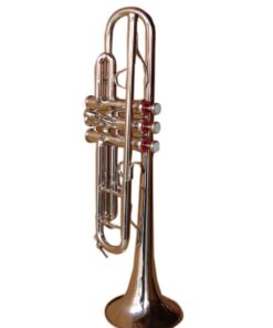 OSWAL Bb Flat Silver Nickel Professional Trumpet With Free Hard Case Mouthpiece