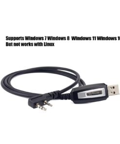 Retevis 2 Pin 2 Way Radio USB Programming Cable Compatible with Retevis RT22 RT21 RT68 RT22S RT19 RT86 RT15 H-777 NR10 RT85 RB89 RB29 Baofeng UV-5R BF-888S Arcshell AR-5 TYT Walkie Talkie(1 Pack) 10 51NU1UoZoqL