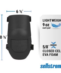 Sellstrom Ultra Flex III KneePro Knee Pads for Construction, Gardening, Flooring - Pro Protection & Comfort for Men & Women (Multiple Colors),Black Black Knee Pad 34 51NUI7k8sL