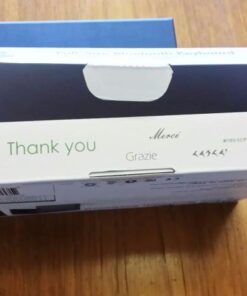 Plugable Foldable Bluetooth Keyboard Compatible with iPad, iPhones, Android, and Windows, Full-Size Multi-Device Keyboard, Wireless and Portable with Included Stand for iPad/iPhone (11.5 inches) 43 51NbyVuFdQL