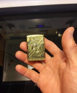 Zippo Skull Lighters Antique Brass 45 51NepT6FPVL