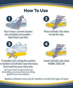 Dr. Scholls Plantar Fasciitis Orthotics Womens (Size 6-10) (Pack of 2) 13 51NjCDqUWL