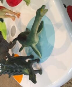 Fun Central 12 Pieces - Jumbo Plastic Dinosaur Figures in Bulk Party Favors for Kids and Toddlers - Assorted Designs 34 51Nkx dMQ9L