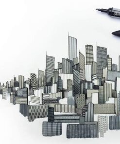 Winsor & Newton 0290024 ProMarker 6 Neutral Tones Set 12 51Nqk fgHvL