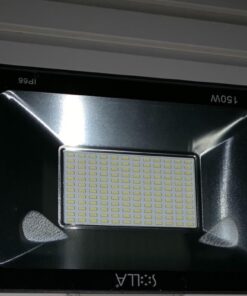 SOLLA 150W LED Flood Light, IP66 Waterproof, 12000lm, 800W Equivalent, Super Bright Outdoor Security Lights, 6000K Daylight White, Outdoor Floodlight for Garage, Garden, Lawn and Yard 31 51Nv4mgTfJL