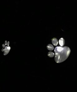IdeaWorks JB7356 Solar Paw Print Outdoor Lights, Black 37 51NyuEyoLrL