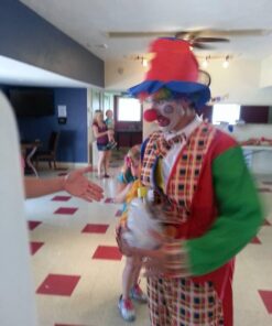 Men's Clown On The Town Costume, Blue/Red, One Size 23 51NzsIr6tQL