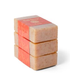 Bali Soap - Papaya Natural Soap - Bar Soap for Men & Women - Bath, Body and Face Soap - Vegan, Handmade, Exfoliating Soap - 3 Pack, 3.5 Oz each 3.5 Ounce (Pack of 3) 9 51O58YBgu2L