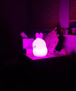 Lumipets Animal Kids Silicone Nursery Light for Baby and Toddler, Squishy Night Light for Kids Room, Animal Night Lights for Girls and Boys, Kawaii Lamp, Cute Lamps for Bedroom (Bear) Bear 33 51OJnia6uxL
