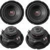 Pyle 12" 6400W 4-Ohm DVC Car Stereo Power Audio Subwoofer Set, 4pk | PLPW12D 4 Pack