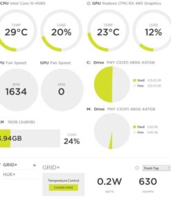 CORSAIR Hydro Series H105 AIO Liquid CPU Cooler, 240mm Thick Radiator, Dual 120mm PWM Fans 34 51OMVH9eu8L