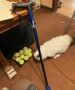 REHAND Walking Cane - Foldable, Adjustable, Collapsible Walking Canes for Men & Women, Pivot Tip, with Travel Bag | Walking Sticks for Seniors & Adults Ocean Blue 77 51ORLZJQDbL