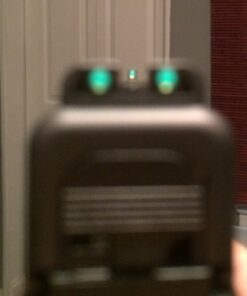 TRUGLO TFO Tritium & Fiber-Optic Handgun Sight | Snag-Resistant Front & Rear Bright Night Sights, Compatible with Glock Handguns Green Glock Low Set 36 51ORpnV aL