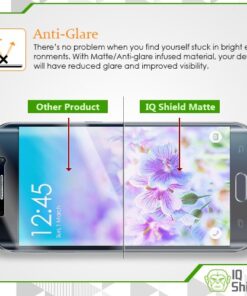 IQShield Matte Screen Protector Compatible with Samsung Galaxy S7 Anti-Glare Anti-Bubble TPU Film 25 51OUNkP59QL 1