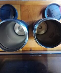 Contigo Byron Vacuum-Insulated Stainless Steel Travel Mug with Leak-Proof Lid, Reusable Coffee Cup or Water Bottle, BPA-Free, Keeps Drinks Hot or Cold for Hours, 20oz, Blue Corn 43 51OWd2X4PsL