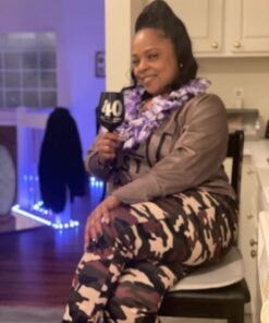 Alternative view of Giant Hawaiian Ruffled Simulated Colorful Luau Silk Flower Leis Jumbo Necklaces for Tropical Island Beach Theme Party Event, Birthday Supplies, Costume (12 Pack)