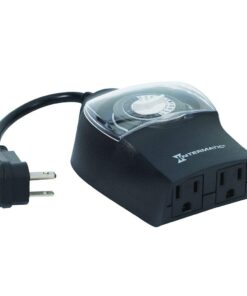 Intermatic HB35K Outdoor Timer, 2 Outlet, Black 10-amp 8 51ObYXKnhZL