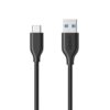 Anker USB C Cable, PowerLine USB 3.0 to USB C Charger Cable (3ft) with 56k Ohm Pull-up Resistor for Samsung Galaxy Note 8, S8, S8+, S9, Oculus Quest, Sony XZ, LG V20 G5 G6, HTC 10 (Black) 3ft Black 1 24 51OhSWzoKAL