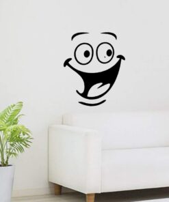 Funny Animation Big Eyes Cute Toilet Wall Decal Bathroom Home Sticker Bedroom Kitchen Art Picture DIY Murals Vinyl Paper Decoration Wallpaper for Children Potty Training Nursery Baby Teen Senior 29 51Ohw7GEzaL
