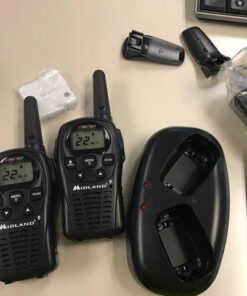 Midland - LXT500VP3, 22 Channel FRS Walkie Talkies with Channel Scan - Extended Range Two Way Radios, Silent Operation, Batteries Included (Pair Pack) (Black) Pair Pack - Black 39 51OjuxeycuL