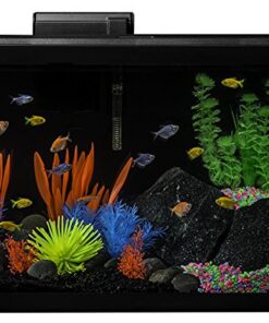 Alternative view of GloFish 20 Gallon Aquarium Kit with LED Lights, Decor Heater and Filter