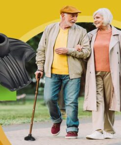 Stand Alone Quadruple Cane Tip Uneven Terrain Walking Stick Base Stabilizing Device 11 51P YTfwPHL